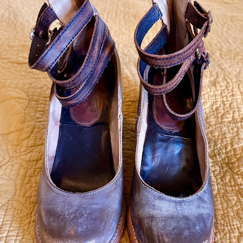 Freebird by Steven Brown Leather Heels